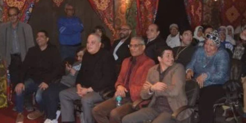 تامر عبدالمنعم يفتتح خيمة البيت الفني للفنون الشعبية في قاعة صلاح چاهين