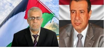 أخبار اليمن : أبو شمالة يهنئ أبو راس بحلول شهر رمضان