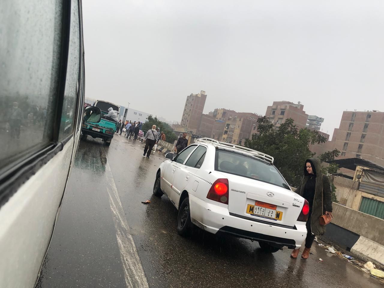 تصادم مروع على الطريق الدائري.. إصابات إثر اصطدام...