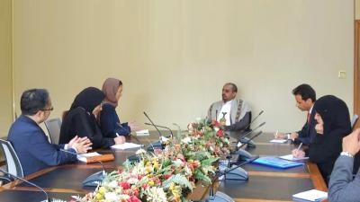 أخبار اليمن : نائب وزير الخارجية يلتقي القائم بأعمال بعثة "أونمها"