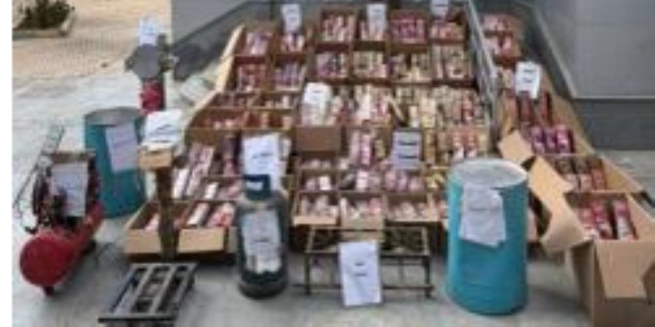 ضبط 8 ملايين قطعة ألعاب نارية خلال حملة أمنية بالمحافظات