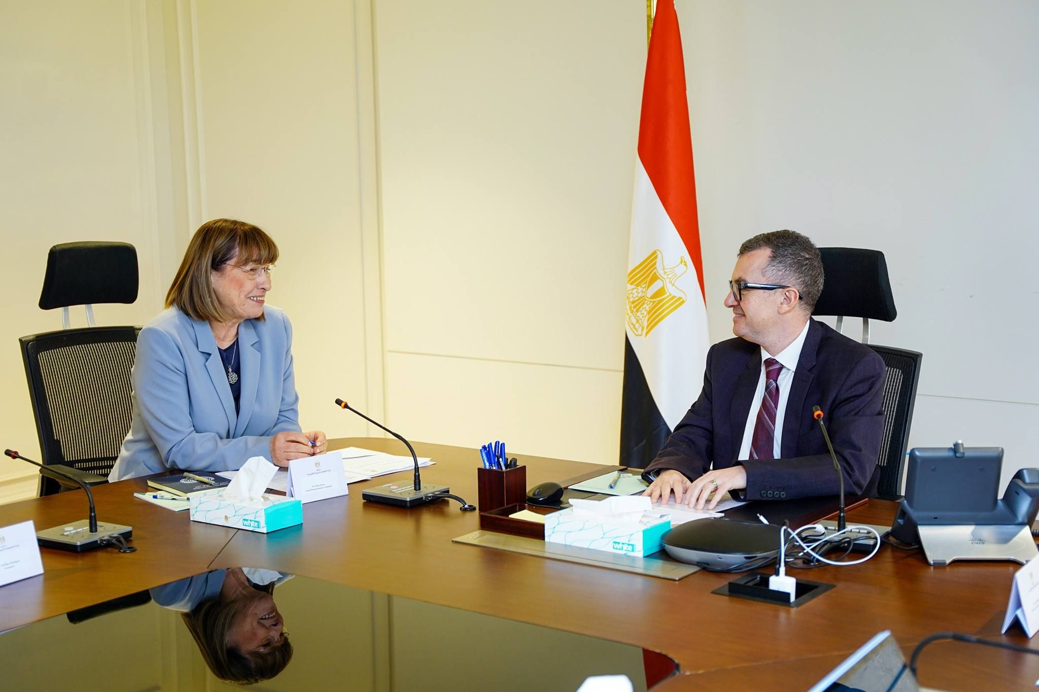 وزير التخطيط يبحث مع المنسق المقيم للأمم المتحدة تطوير آليات التعاون المشترك