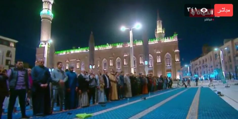 قناة الحياة تنقل صلاة التراويح من مسجد الحسين.. بث مباشر