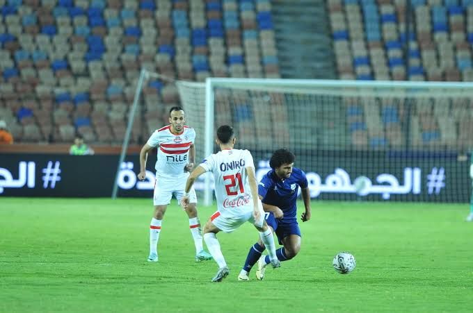 الشوط الأول.. إنبي يتقدم على الزمالك بهدف نظيف...