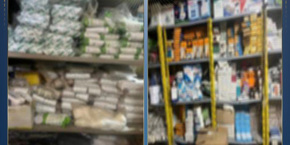 شرطة التموين بالقاهرة تضبط مليون قطعة مستلزمات طبية فى مخزن بدون ترخيص