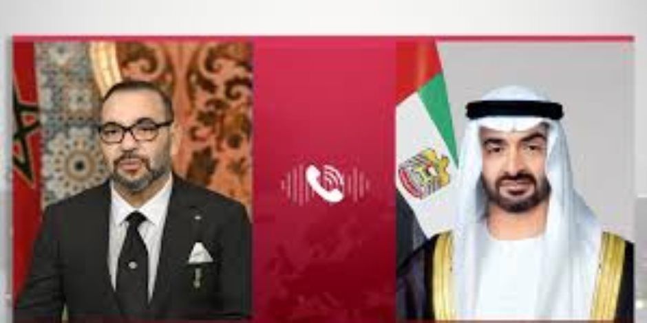 رئيس الإمارات وملك المغرب يبحثان هاتفيا التطورات فى المنطقة