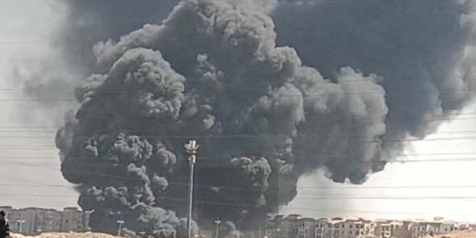 الحماية المدنية تسيطر على حريق بموقع تحت الإنشاء فى مدينتى