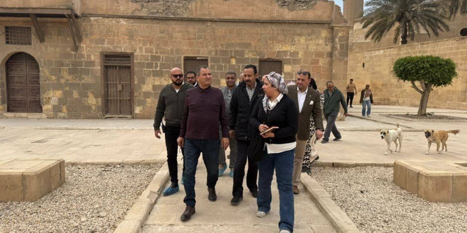أمين المجلس الأعلى للآثار يتفقد مشروعات الترميم بقلعة صلاح الدين الأيوبي