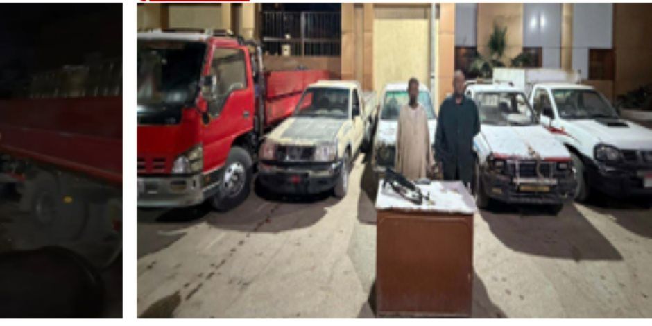 ضبط شخصين وبحوزتهما 7 طن مواد بترولية داخل مخزن بدون ترخيص فى أسوان