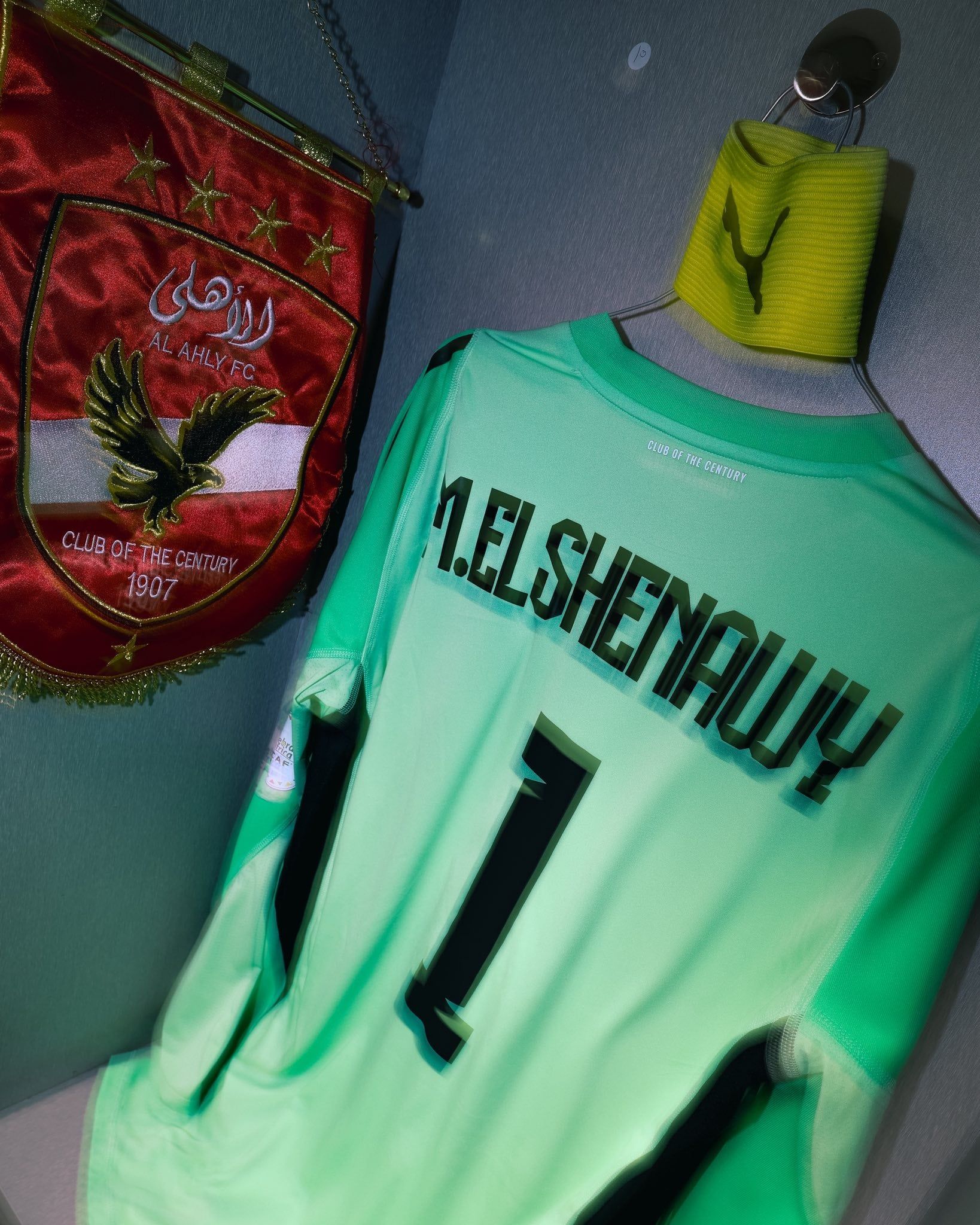 اطّلع على.. غرفة ملابس الأهلى قبل مواجهة الترجى التونسى فى 15 لقطة