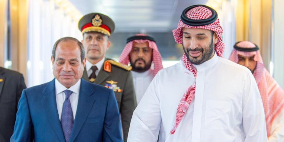 الرئيس السيسى والأمير محمد بن سلمان يبحثان في جدة تطورات الأوضاع الاقليمية