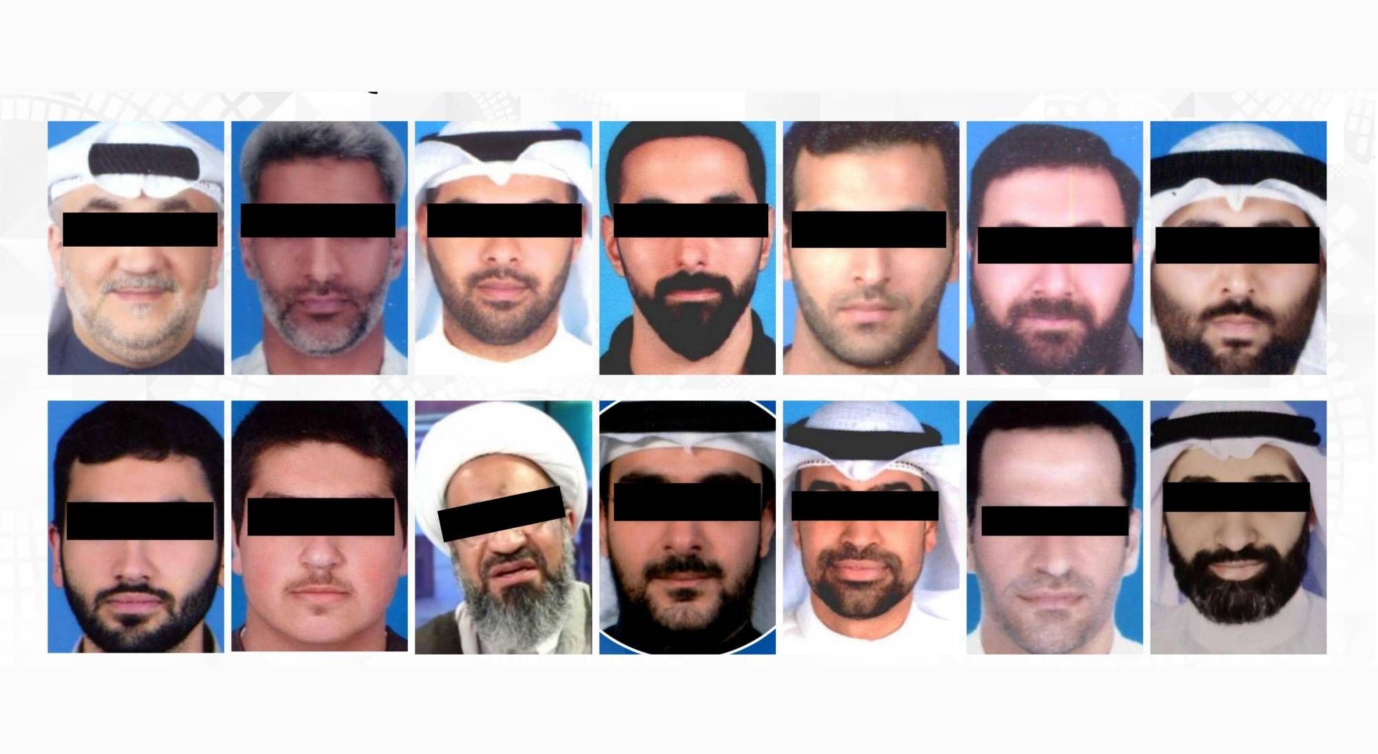 المتهمون الذين تم رصدهم وتحديدهم وهم هاربون خارج البلاد (وزارة الداخلية)