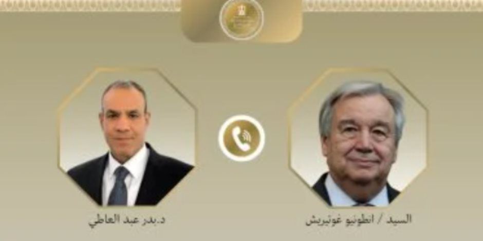 وزير الخارجية وسكرتير الأمم المتحدة يبحثان تطورات الأوضاع فى الشرق الأوسط