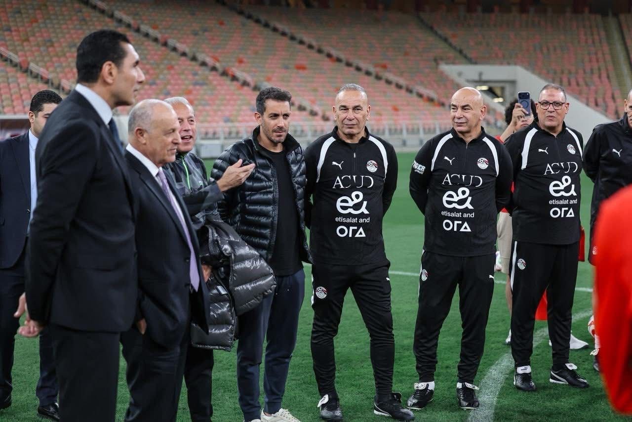 منتخب مصر ينهي تدريباته لمواجهة السعودية غدا.. صور