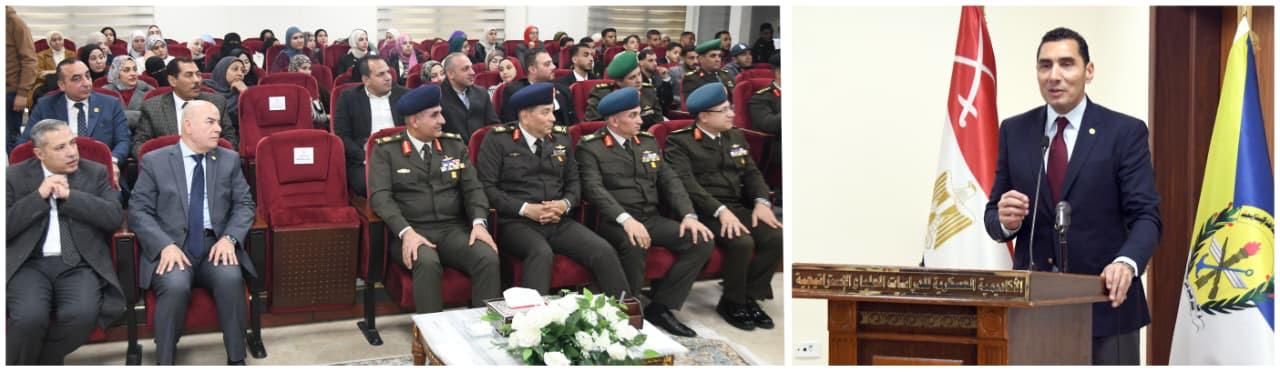 القوات المسلحة تنظم زيارة لوفد شبابي للأكاديمية العسكرية للدراسات العليا