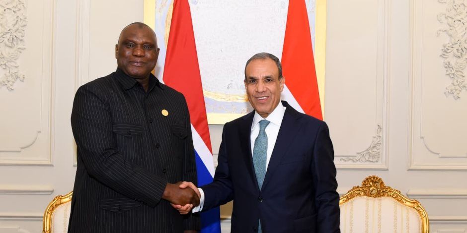 وزير الخارجية يبحث مع نظيره الجامبي تعزيز التعاون الثنائي وتكثيف التنسيق المشترك