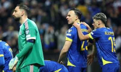 البوسنة تحرم إيطاليا من التواجد في كأس العالم للمرة الثالثة وتأهل تركيا والسويد