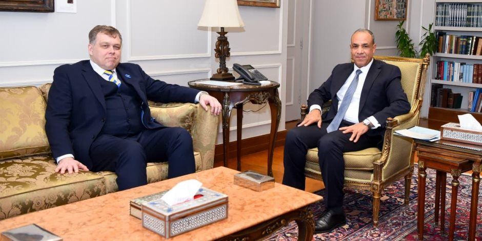 وزير الخارجية يستقبل رئيس البرلمان الاستوني