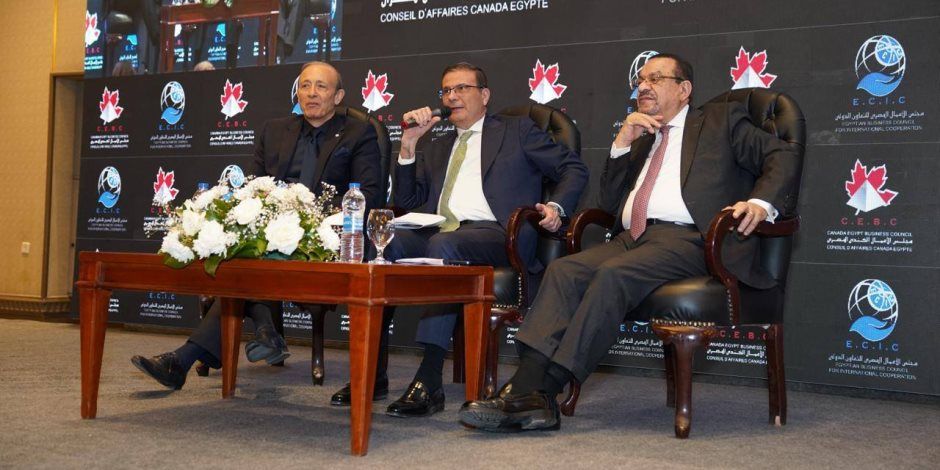 وزير الزراعة يستعرض استراتيجية الأمن الغذائي في ندوة مجلس الأعمال المصري الكندي
