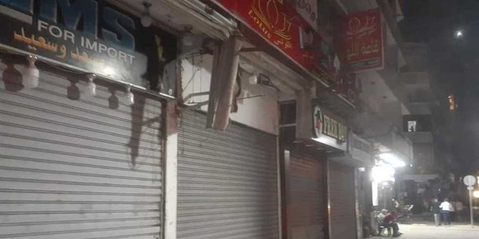 تحرير (866) مخالفة للمحلات والمنشآت التى لم تلتزم بقرار الغلق