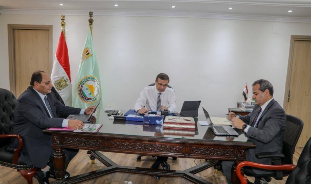وزراء الصناعة والتنمية المحلية والزراعة والتخطيط يبحثون خطة تنفيذ مشروع القرى المنتجة