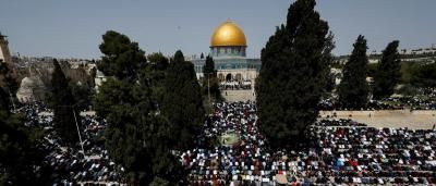 أخبار اليمن : 100 ألف أدّوا صلاة الجمعة بالأقصى