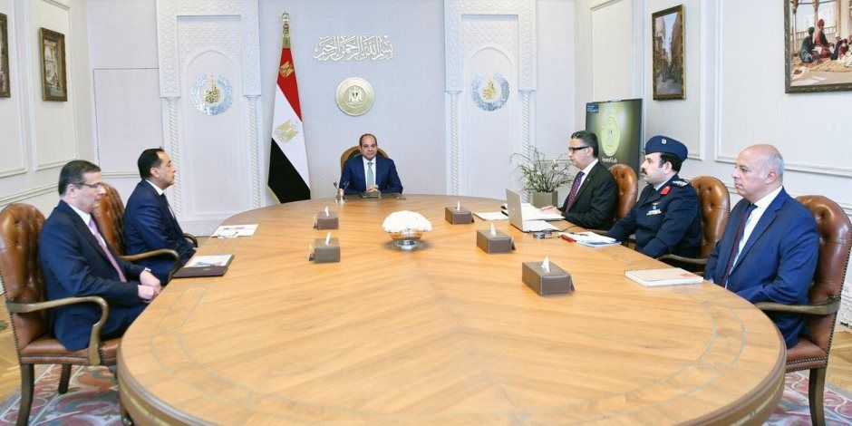 وزير الزراعة للرئيس السيسي: أرصدة السلع الأساسية في مستويات مطمئنة للغاية