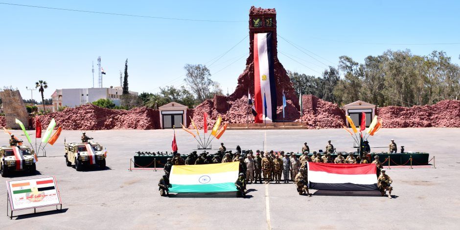 انطلاق فعاليات التدريب المصري الهندي المشترك «إعصار-4»