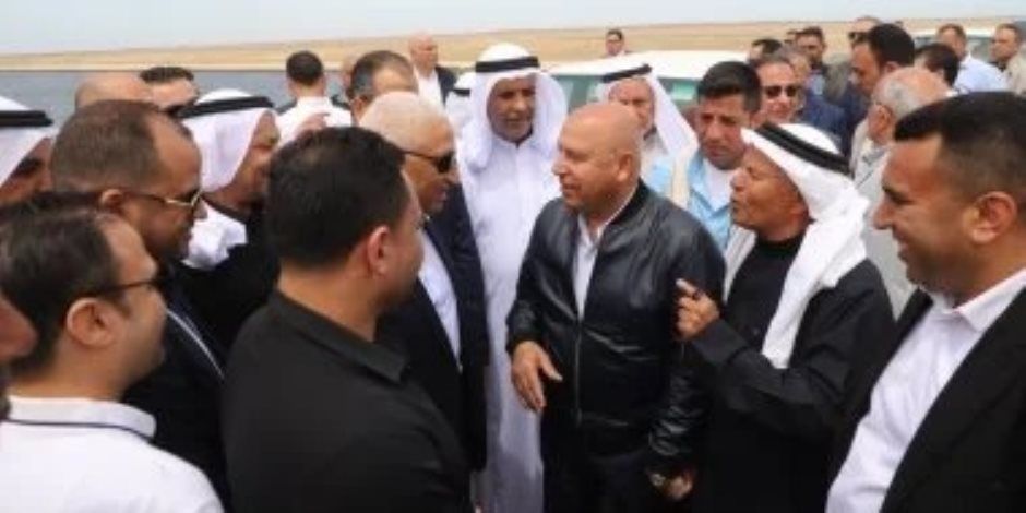 وزير النقل يصل شمال سيناء ويتفقد مشروعات البنية التحتية بمدينة بير العبد