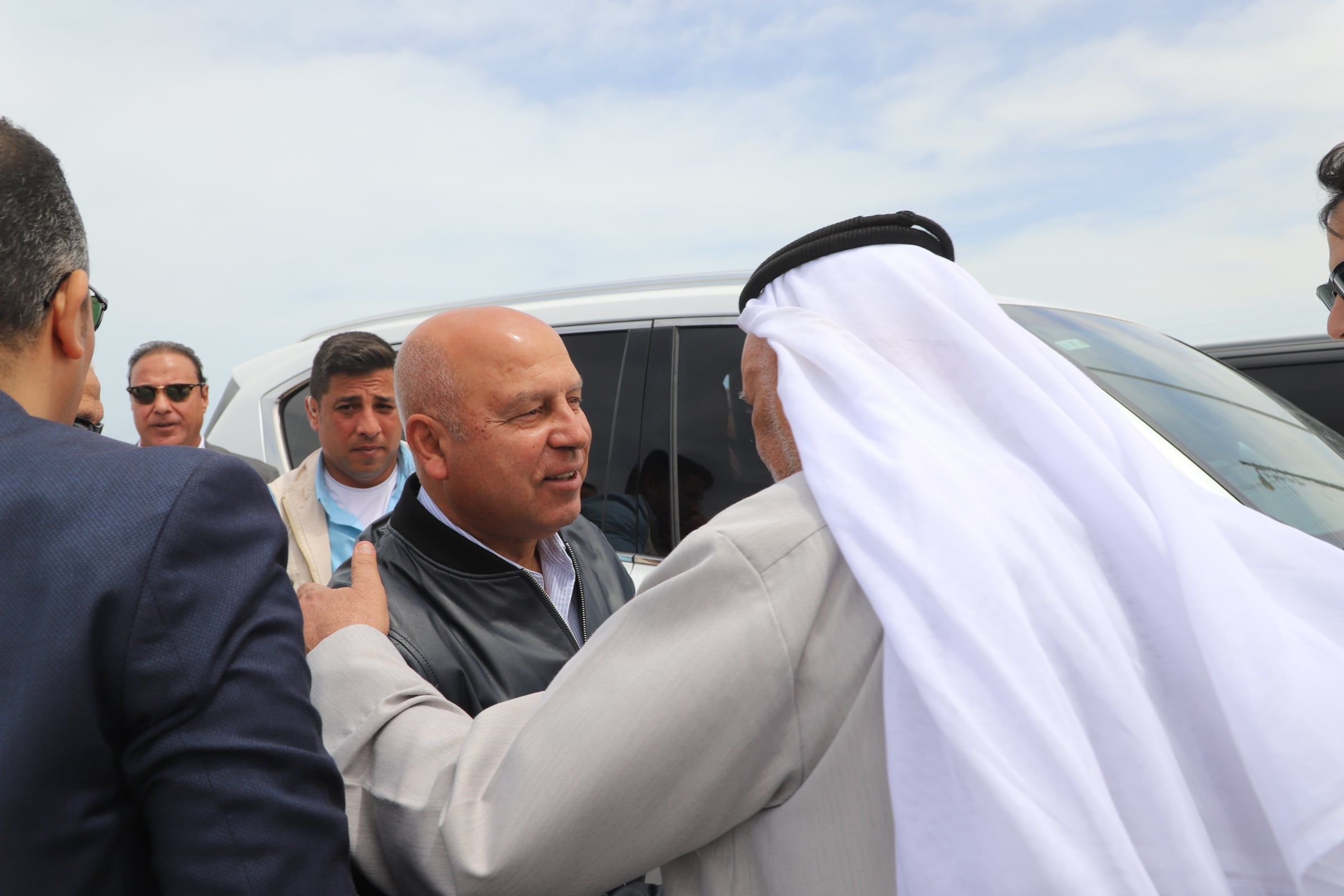 وزير النقل يصل شمال سيناء ويتفقد مشروعات البنية التحتية بمدينة بير العبد