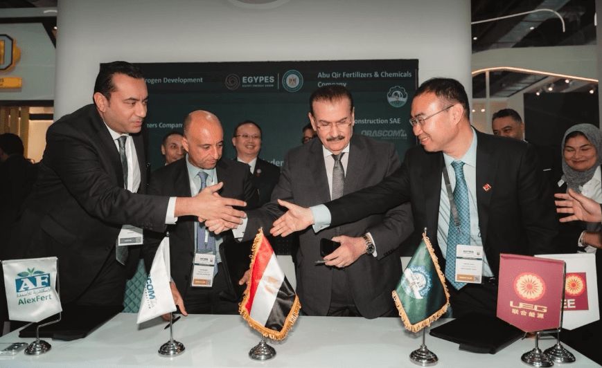 تحالف 4 شركات يوقع مذكرة تفاهم لإنشاء مركزا للهيدروجين الأخضر بالبحر المتوسط