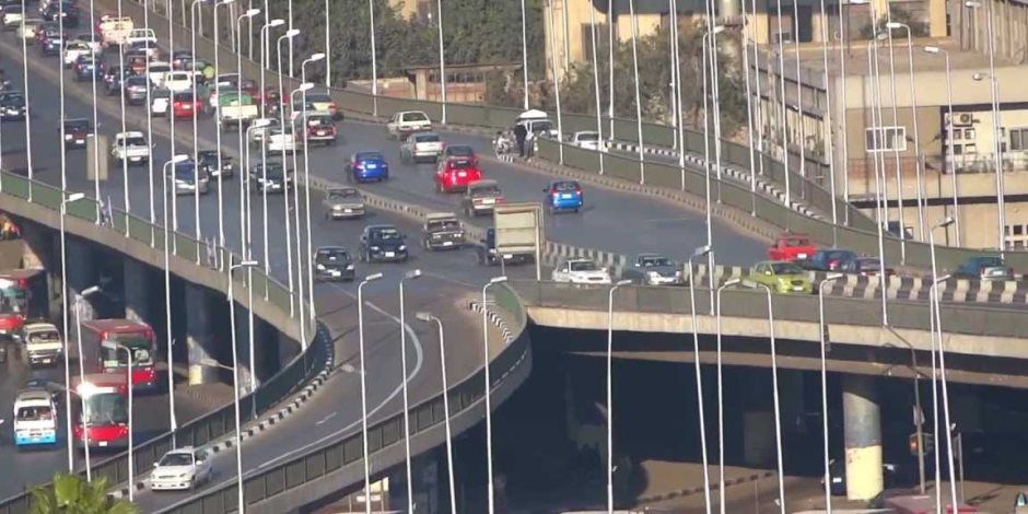 تحويلات مرورية لإستكمال أعمال رفع كفاءة وإصلاح الباكيات المتضررة من كوبرى 6 أكتوبر