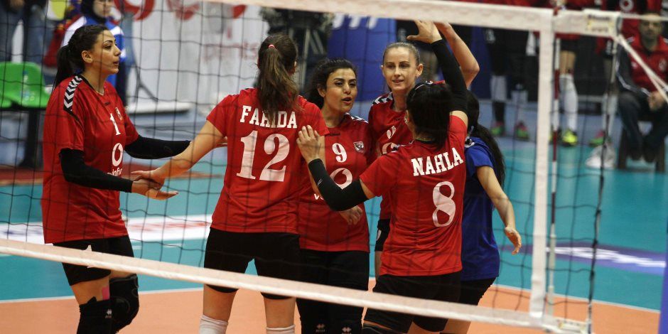 الأهلى يهزم البنك التجارى الكينى ويتوج بلقب بطولة أفريقيا لسيدات الطائرة