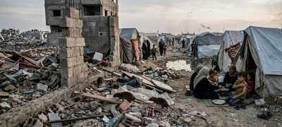 خطر زاحف يهدد حياة النازحين في غزة