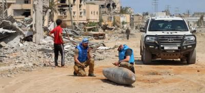 أخبار اليمن : تحذير أممي من الذخائر غير المنفجرة في غزة