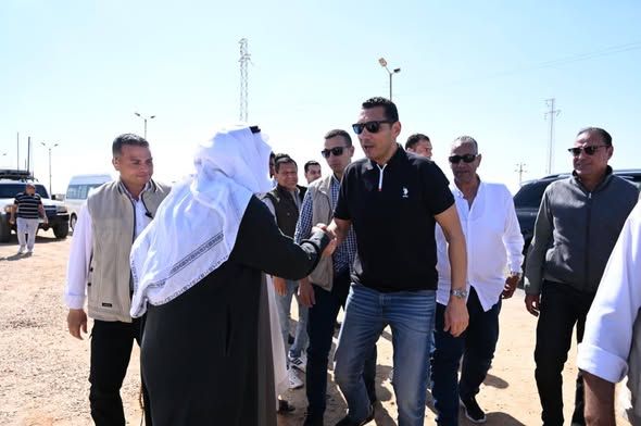 وزير الشباب والرياضة يتفقد مركز شباب الشهداء بمحافظة شمال سيناء ويوجه بسرعة التنفيذ