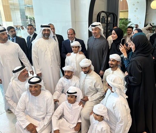 صور جديدة من زيارة الرئيس السيسى تعكس التقدير المتبادل بين مصر والإمارات