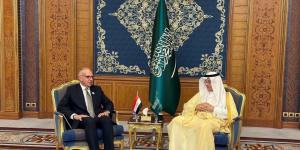 وزير الري يلتقي وزير البيئة السعودي لبحث تعزيز التعاون المشترك في قطاع المياه بين البلدين