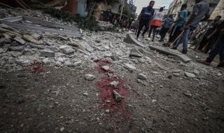 ‏تلفزيون فلسطين: عشرات القتلى والجرحى في قصف إسرائيلي على منزل جنوبي قطاع غزة