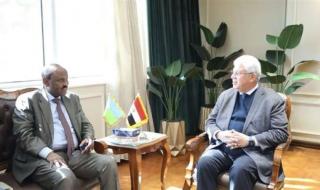 وزير التعليم العالي يستقبل سفير جيبوتي لبحث سبل التعاون الأكاديمي والبحثي