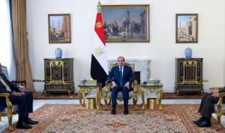 الرئيس السيسى يستقبل وزير الدفاع الكيني