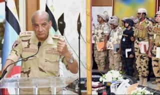 وزير الدفاع يشهد مشروع مراكز القيادة بإحدى الجبهات الرئيسية بالقوات المسلحة