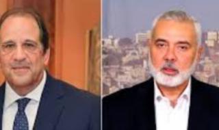 بيان لحركة حماس: هنية يتلقى اتصالا من رئيس المخابرات العامة المصرية