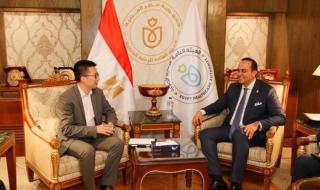 رئيس هيئة الرعاية الصحية يلتقي وفد شركة هواوي لبحث أوجه التعاون لتعزيز...