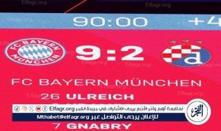 ما هو أكبر عدد من الأهداف في مباراة واحدة من تشامبيونزليج؟