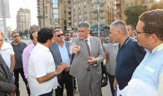 محافظ الجيزة يتفقد موقع أعمال مشروع دعم محطة مياه جزيرة الدهب بمصادر تغذية كهربائية إضافية