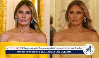 فستان ميلانيا ترامب يعيد جدل "ألوان الفستان" الشهير إلى الواجهة