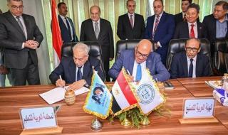 رئيس مجلس الشيوخ يشهد توقيع مذكرة للتفاهم بين الهيئة العربية للتصنيع والمحكمة العربية للتحكيم