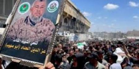 غزة: تشييع مهيب للقائد الفلسطيني عز الدين الحداد