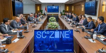 رئيس اقتصادية قناة السويس يبحث مع وفد صيني التعاون في قطاعات اللوجستيات ومراكز البيانات